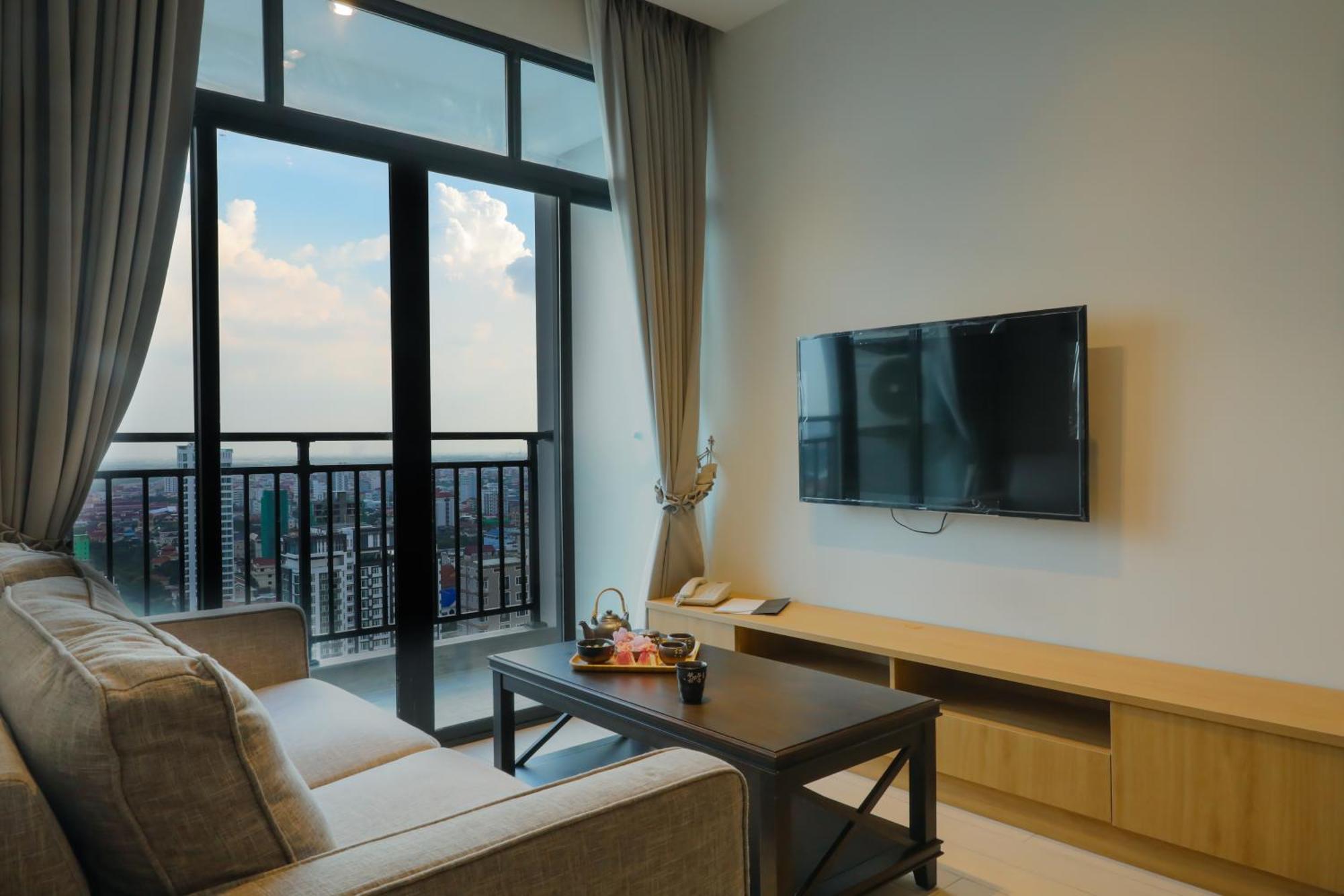 The View Serviced Residence 豪景日式酒店公寓 Phnom Penh Eksteriør bilde