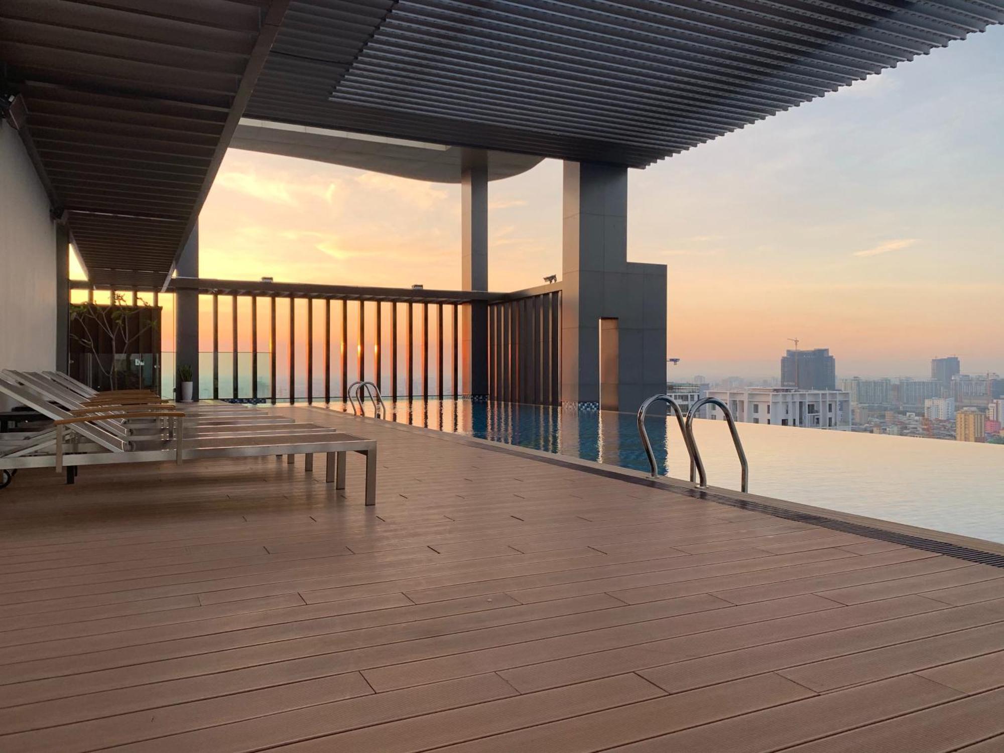 The View Serviced Residence 豪景日式酒店公寓 Phnom Penh Eksteriør bilde