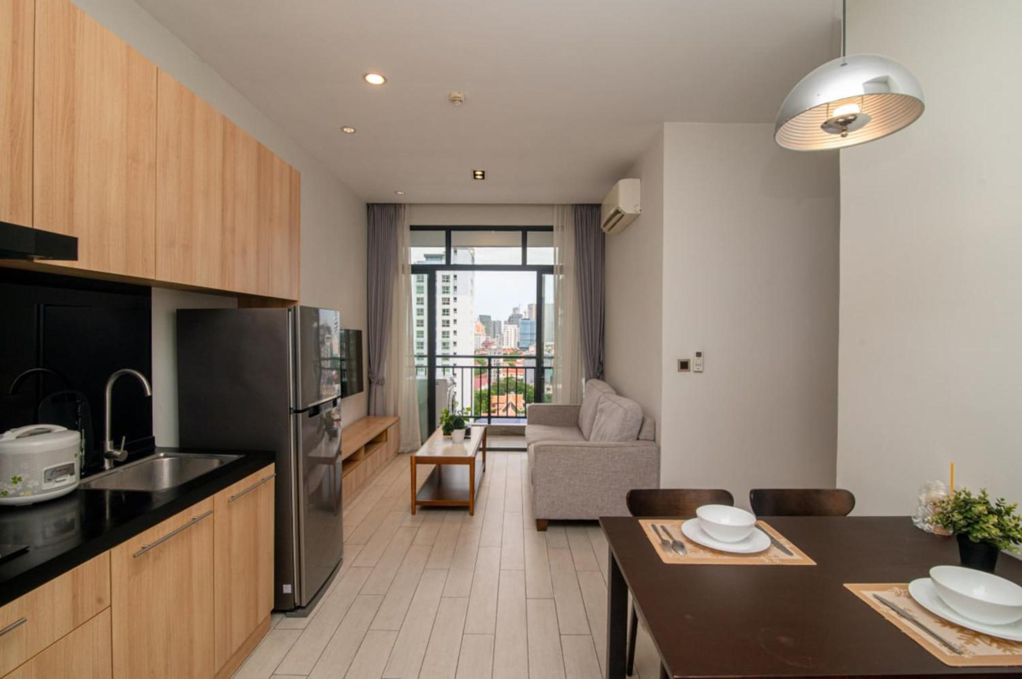 The View Serviced Residence 豪景日式酒店公寓 Phnom Penh Eksteriør bilde